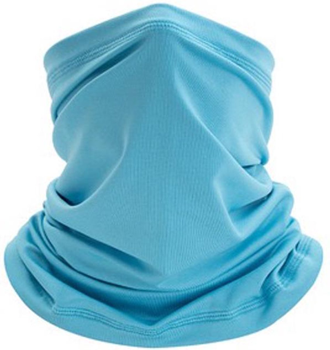 Mondbescherming Col Sjaal Bandana Hoofdband Spandex Fashion Sport UPF50 Sky blauw