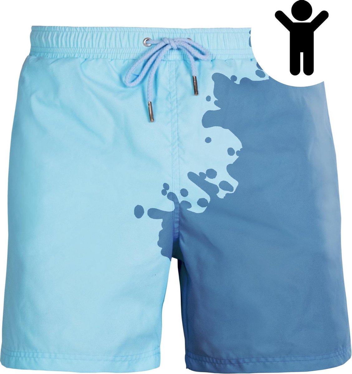 Oceaan - Blauw | Kleurveranderende zwembroek