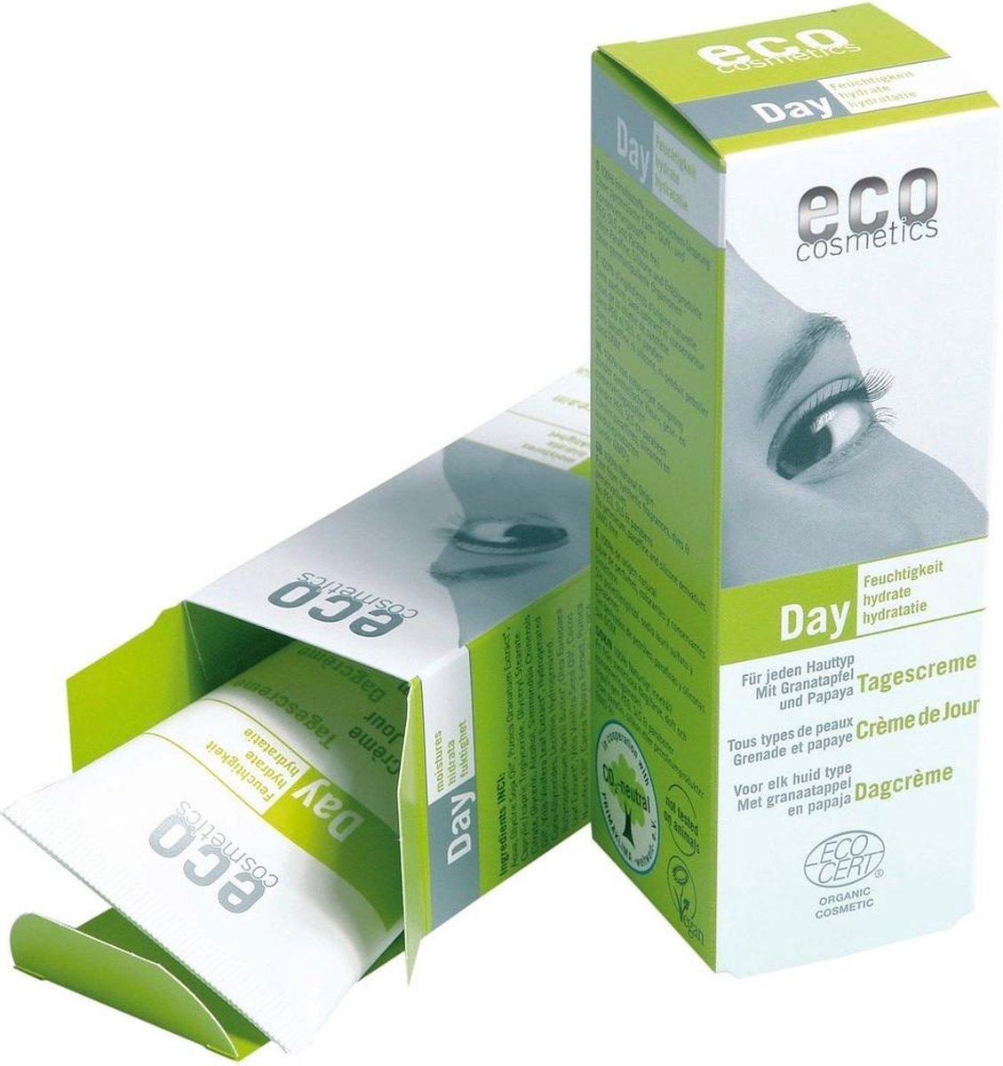 Eco Cosmetics Dagcreme met Granaatappel en Papaya