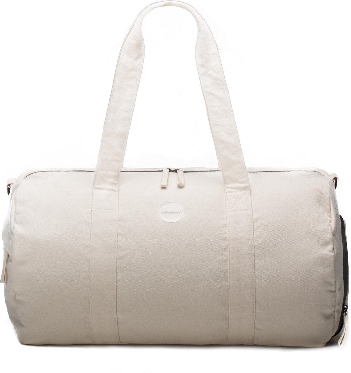 Vooray Savannah Duffel - 49 cm - 50L - Sporttas of reistas van biologisch katoen inclusief schoenenvak (Natural Cotton)