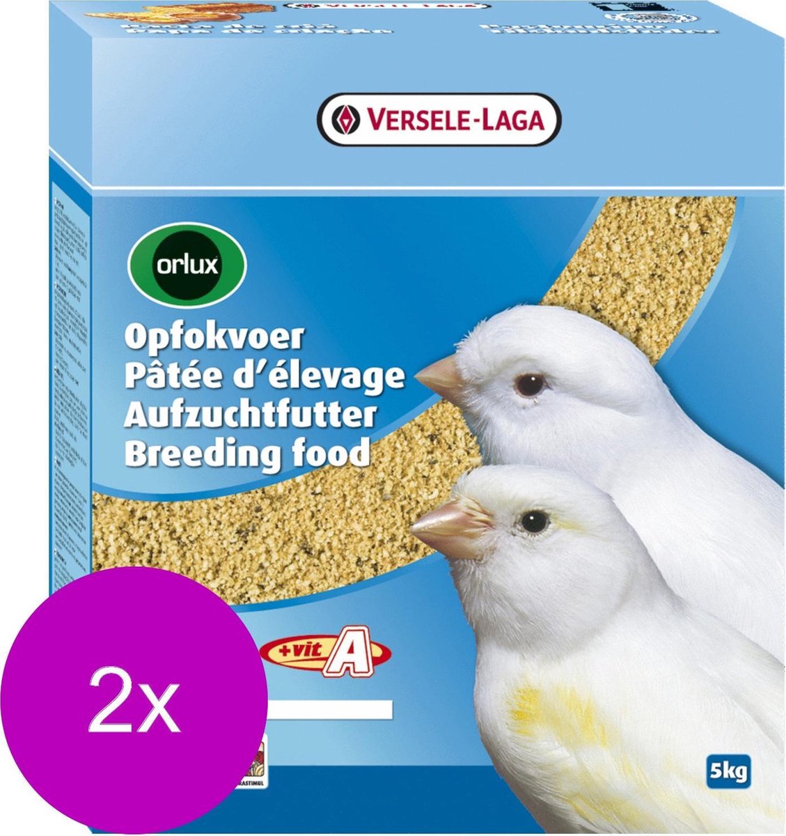Versele-Laga Orlux Opfokvoeder Bianco - Vogelvoer - 2 x 5 kg