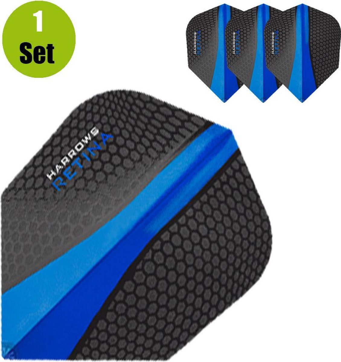 Harrows Retina Dartflights - Aqua- ()