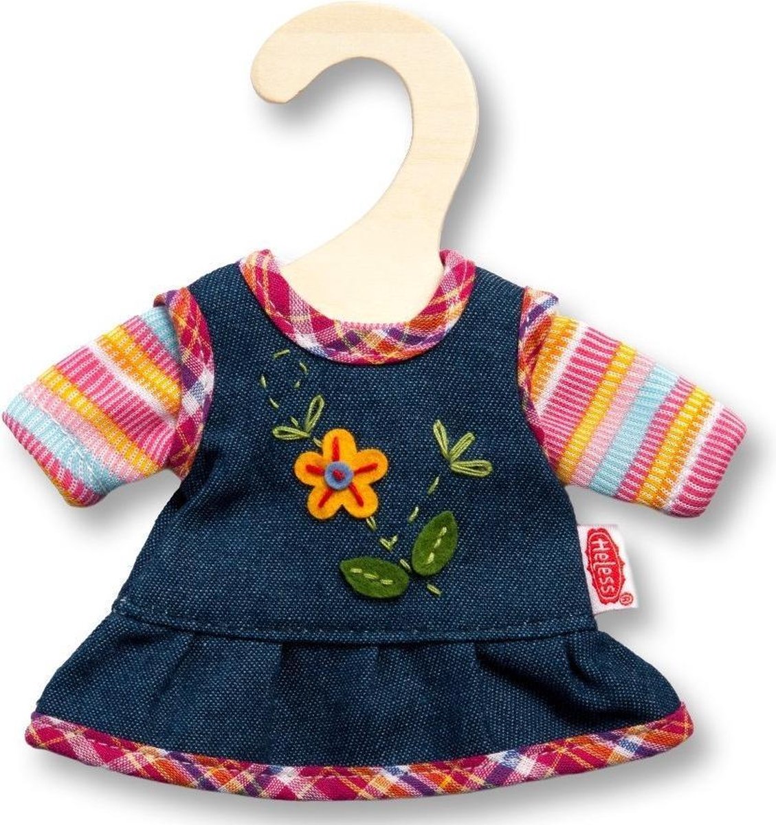 Heless Poppenjurkje Met Shirt Blauw Voor Pop Van 20-25 Cm