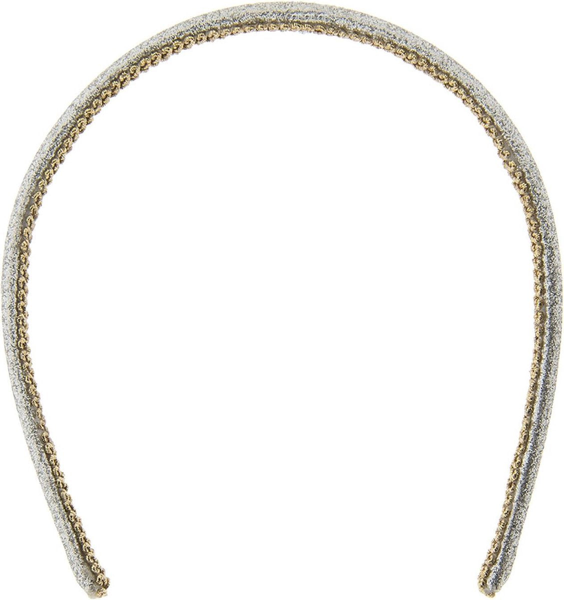 Juleeze Haarband Meisje Zilverkleurig Textiel Rond Haarbanden Kinderen Hoofdband Headband