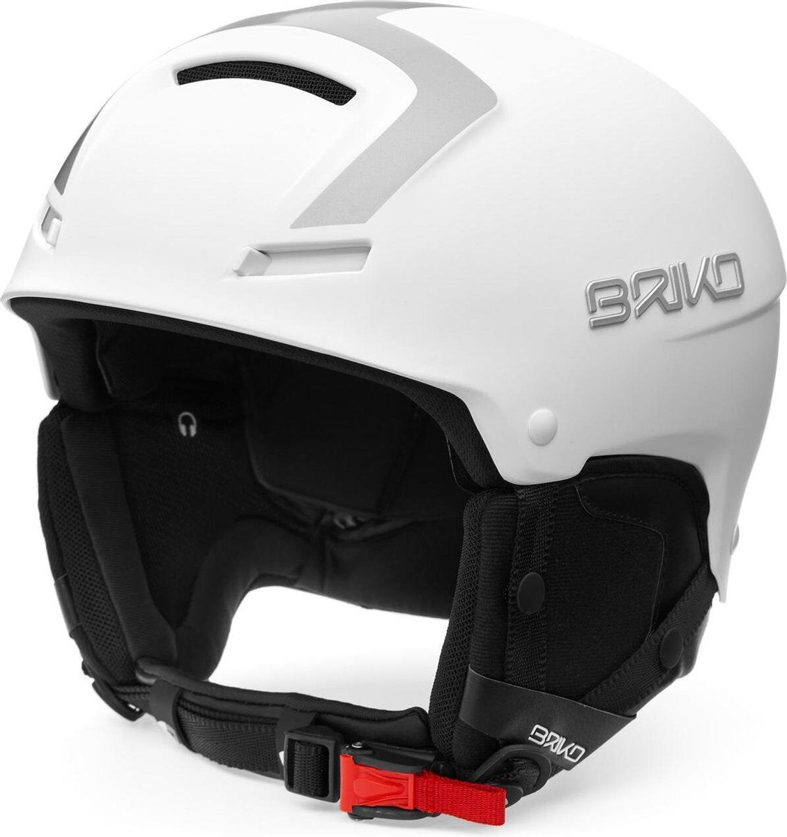 Briko Faito Ski helmet MATT WHITE SILVER - Maat S