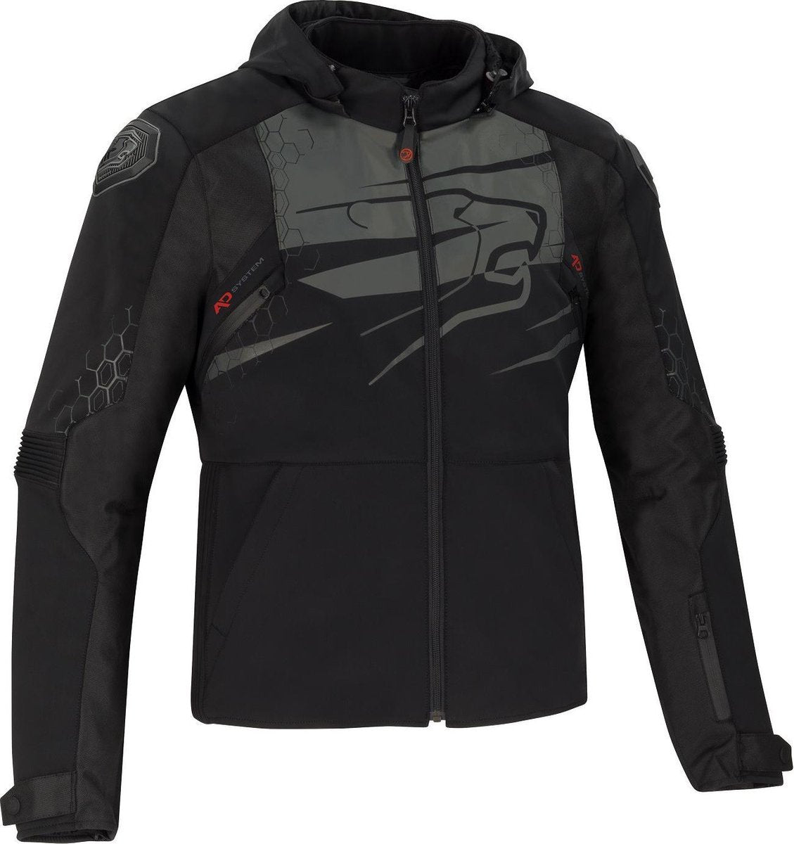 Bering Balko Black Textile Motorcycle Jacket S