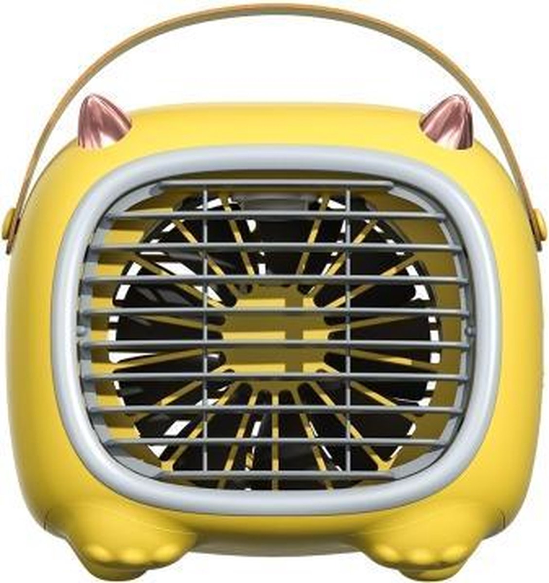 WK WT-F19 Little Monster waterkoelventilator Desktopventilator (geel)