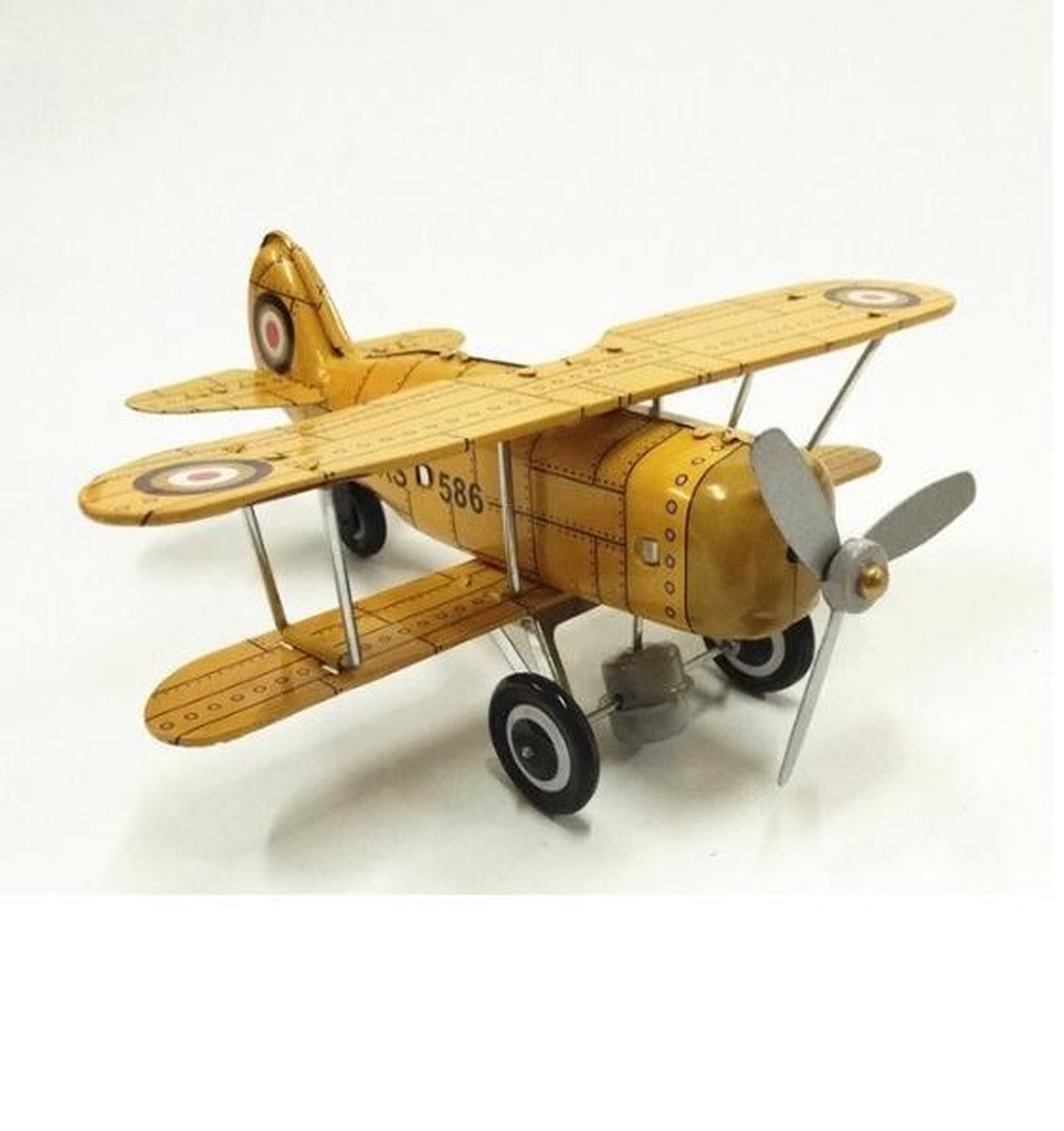 Vintage Curtiss dubbeldekker Vliegtuig WWI