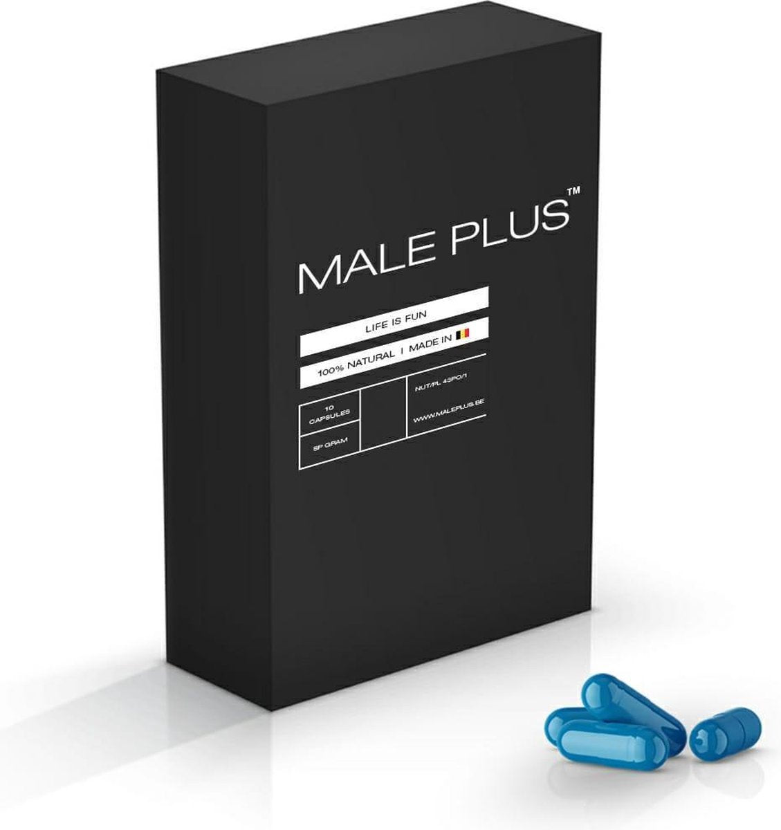 Erectiepil Male Plus - Made in Belgium - NATUURLIJK - 100% goedgekeurd! - TOPPRODUCT