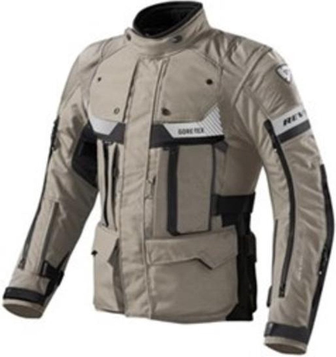 REV'IT! Defender Pro GTX Grey Red Textile Motorcycle Jacket 2XL