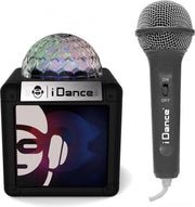 iDance CUBESING100BK Bluetooth Party Speaker met Disco LED-Verlichting - Zwart