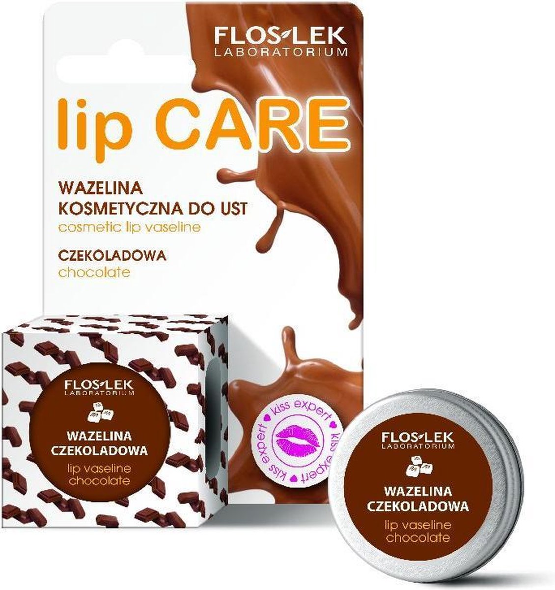 Floslek - Lip Care Cosmetic Lipoline Chocolate 15G