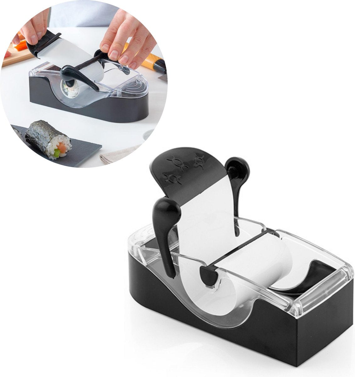 Sushi Maker Sushi Go Doe Het Zelf Professionele Sushi Roller Klik & Go - In 4 Stappen - Met 4 Recepten