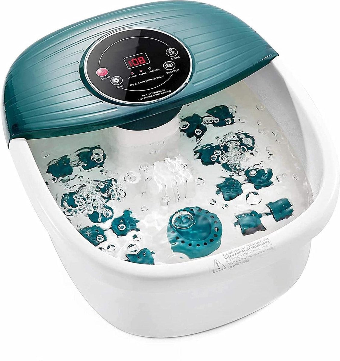 Voetenbad - Zinaps voet massager met massage en bubbelbad verwarming