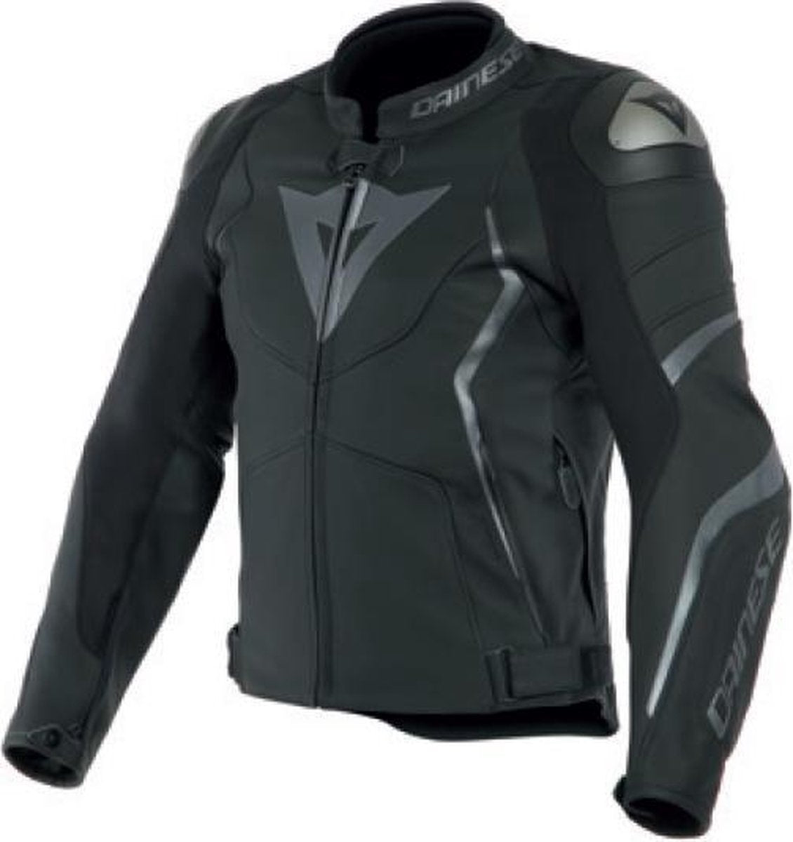DAINESE AVRO 4 ZWART MAT ANTRACIET LEREN MOTORJAS 52