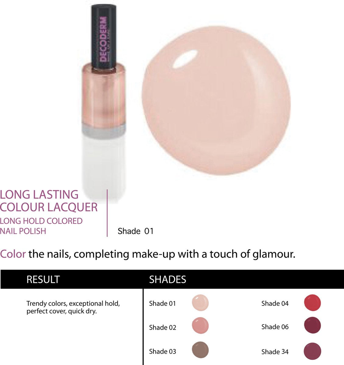 LONG LASTING COLOUR LACQUER 01 10ML