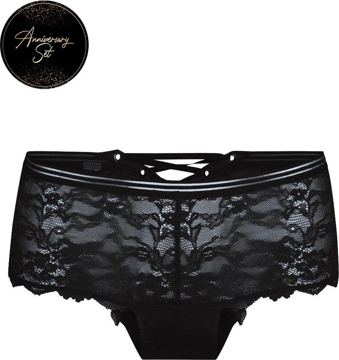 LingaDore - Anniversary Short Zwart - maat XL - Zwart