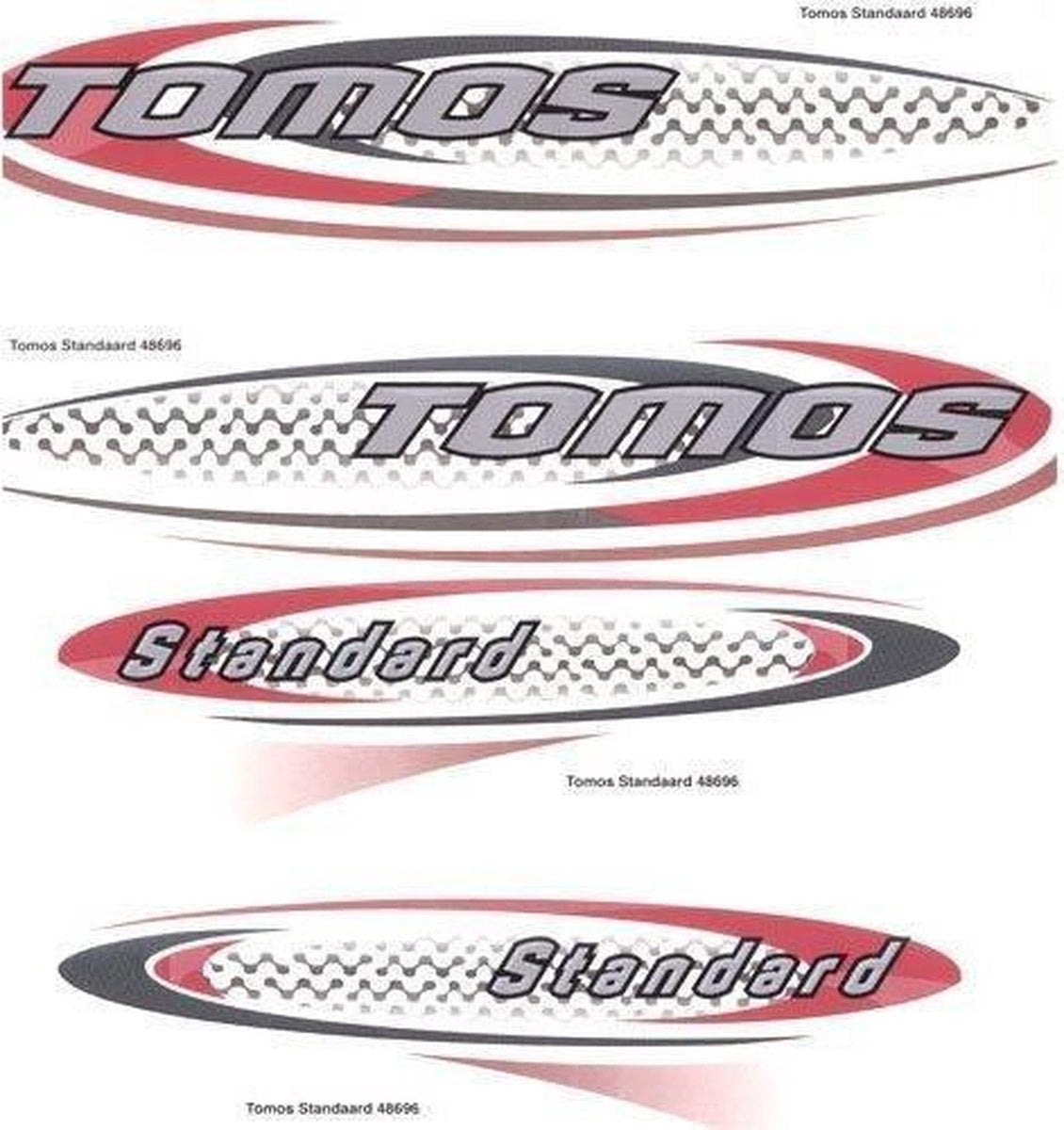 Transfer-set tomos standaard rood