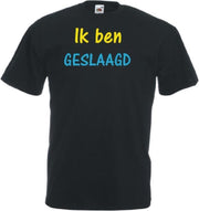 Geslaagd Unisex T-shirt Ik ben geslaagd ZWART maat M