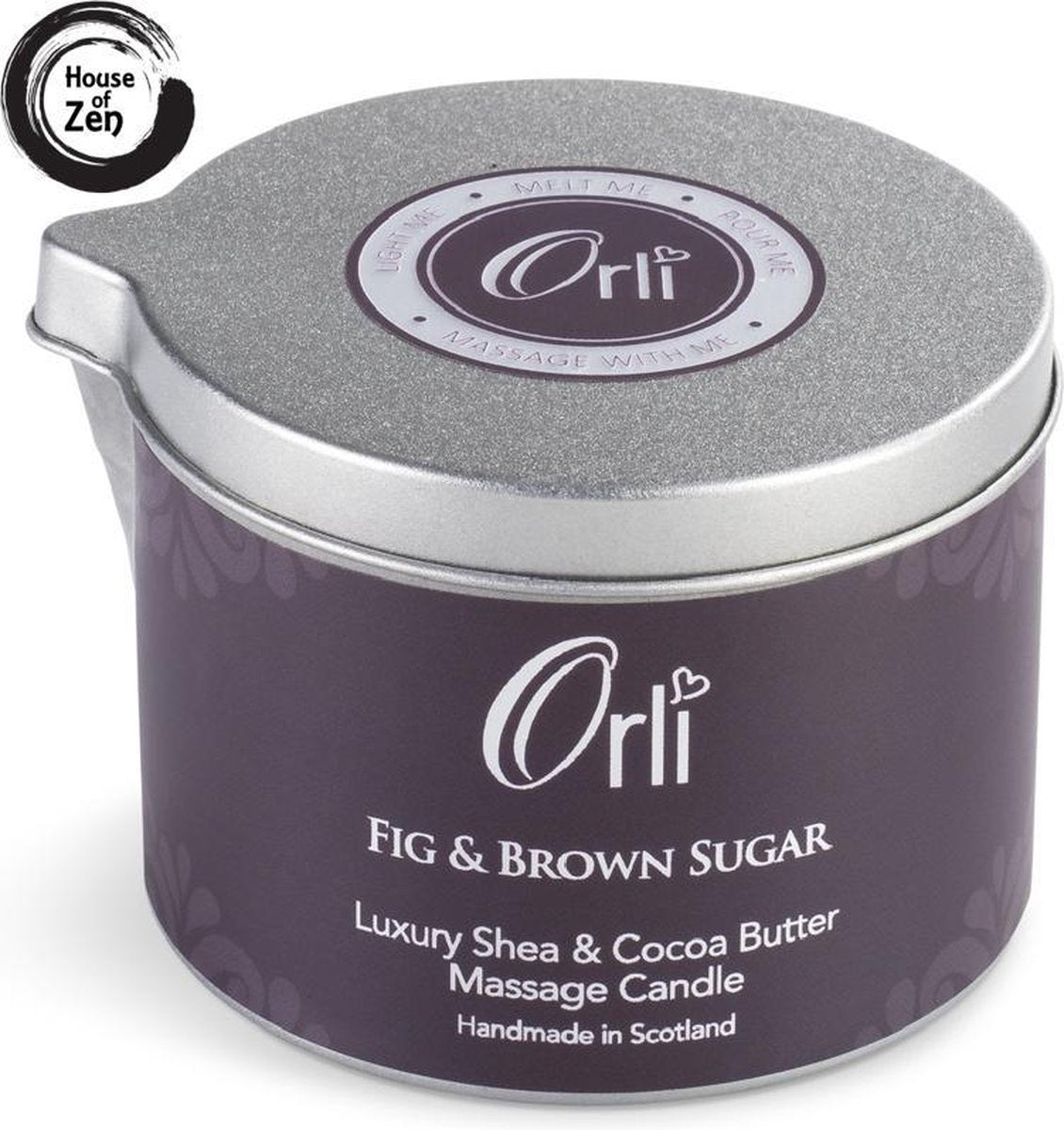 Vegan Massage Olie Fig & Brown Sugar - biologisch en proefdiervrij