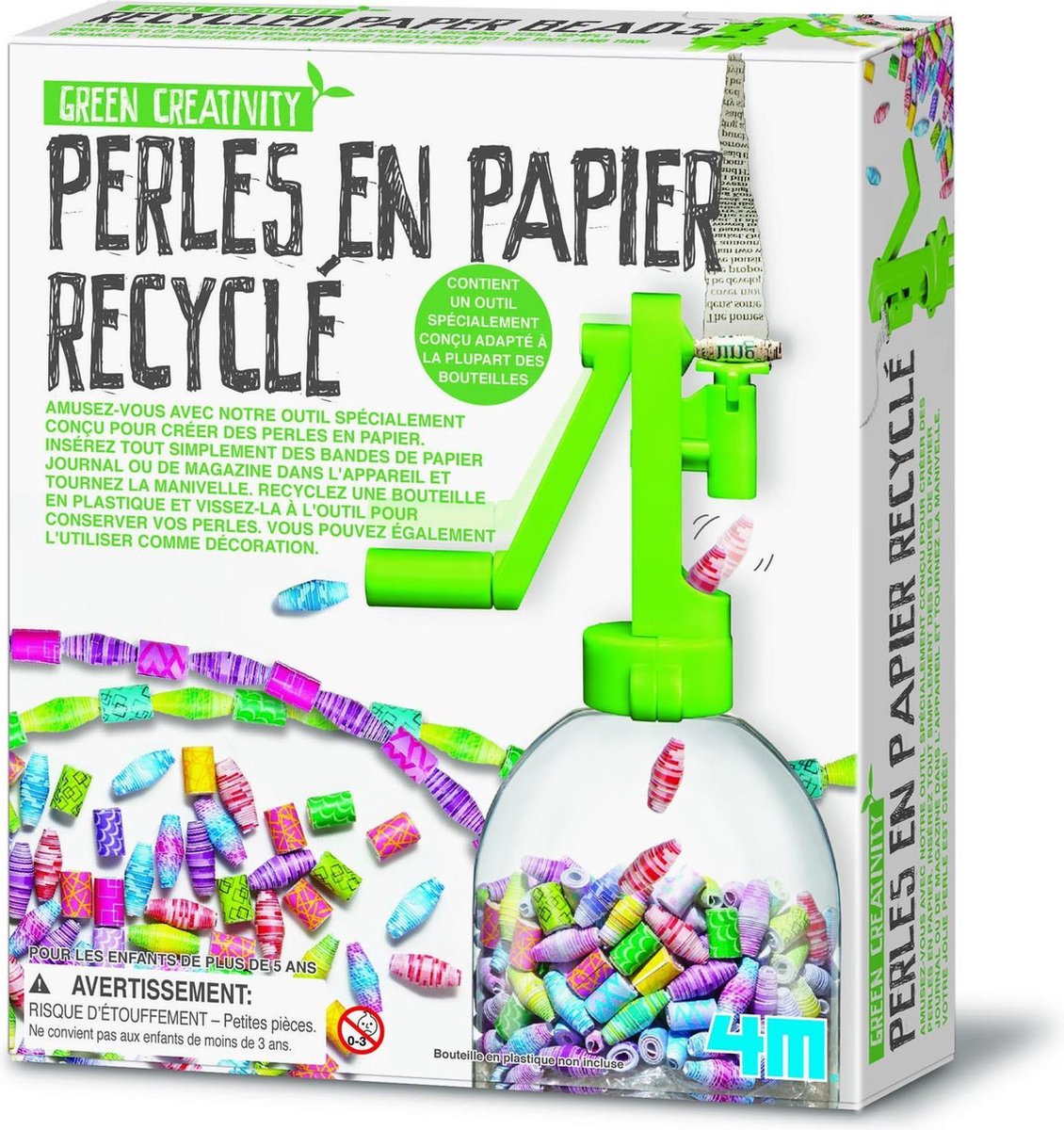 4M Green Creativity - Gerecycleerde Papieren Kralenketting