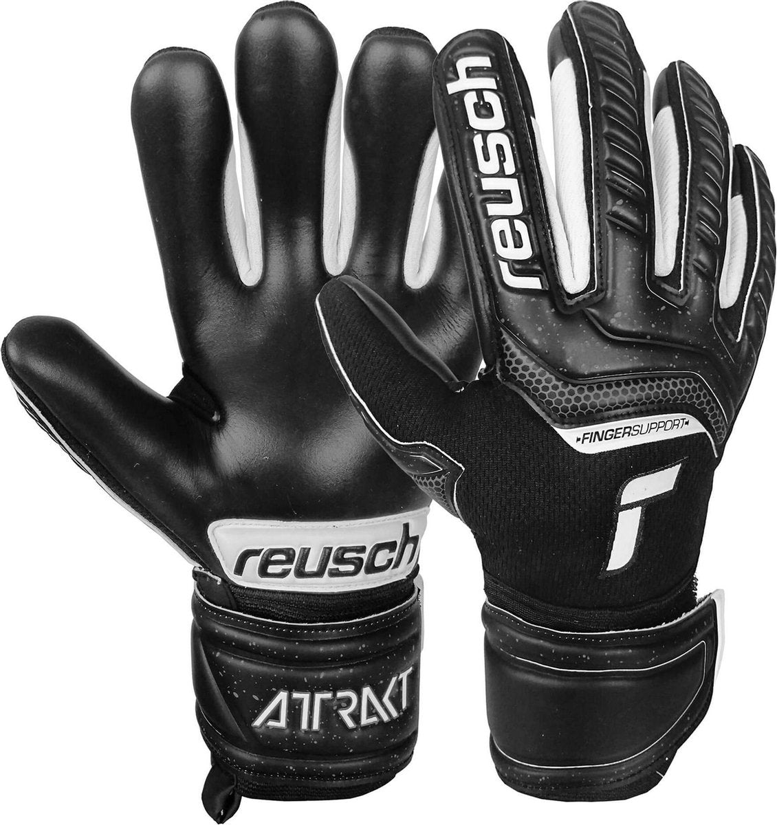 Reusch Attrakt Infinity Finger Support Junior - Keepershandschoenen Kinderen - Maat 4