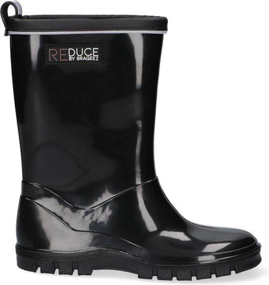 Reduce by Braqeez Regenlaarzen zwart - Maat 34