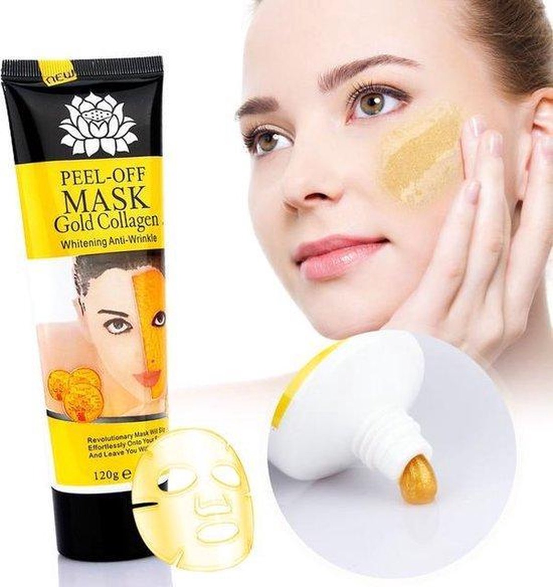 Peel off Gold collageen (tube)