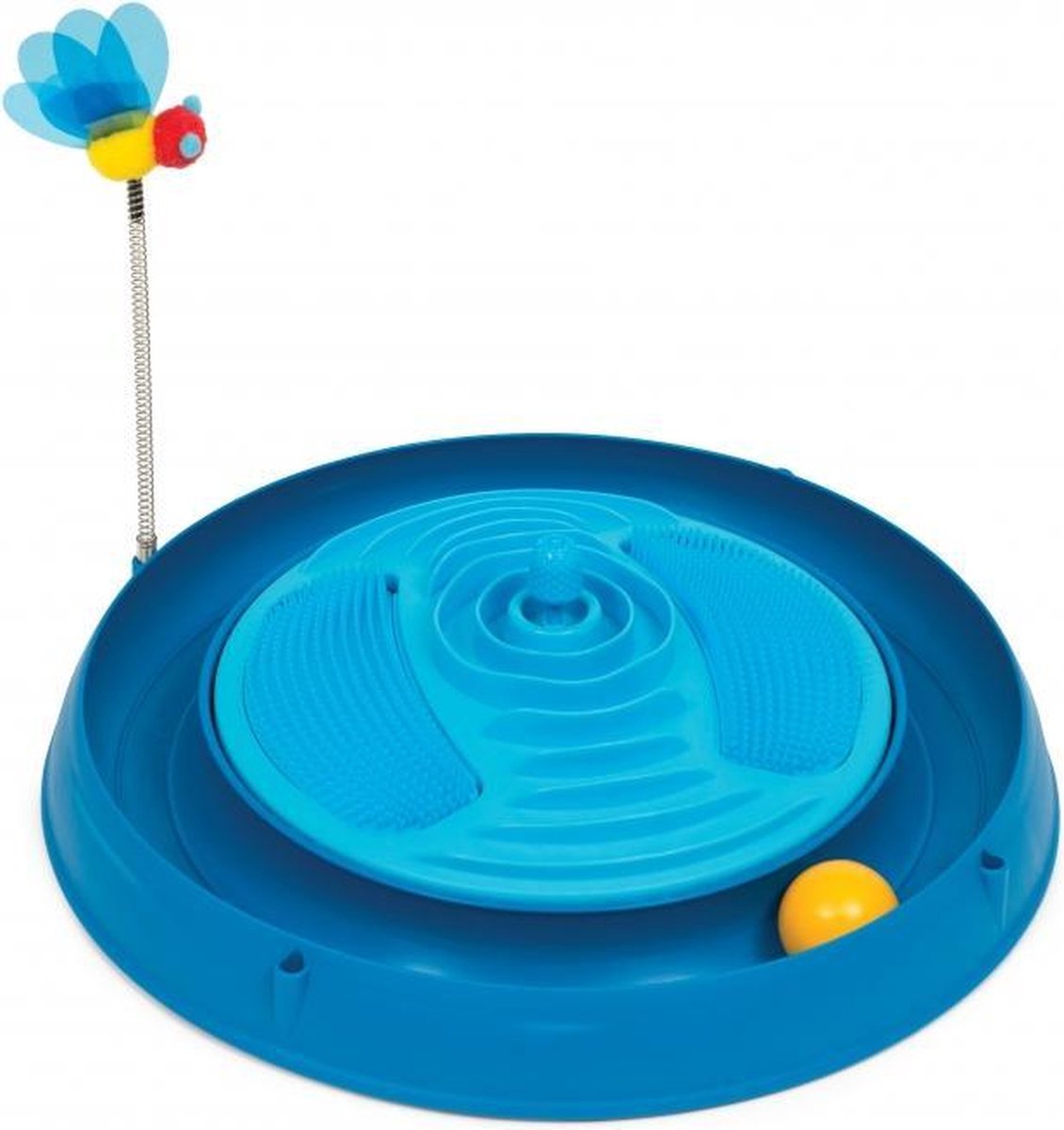 Cat it play ballenbaan met massagestation Blauw