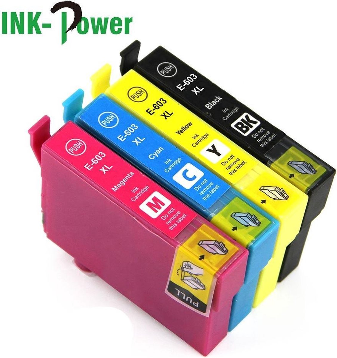 Epson 603 - Multipack van 4 stuks - Met Chip - Epson 603XL - Voor Printers: XP-2100 / XP-2105 / XP-3100 / XP-3105 / XP-4100 / XP-4105 / Workforce / WF-2810DWF / WF-2830DWF / WF-2835DWF / WF-2850DWF - Inktcartridges - Epson Inktpatronen