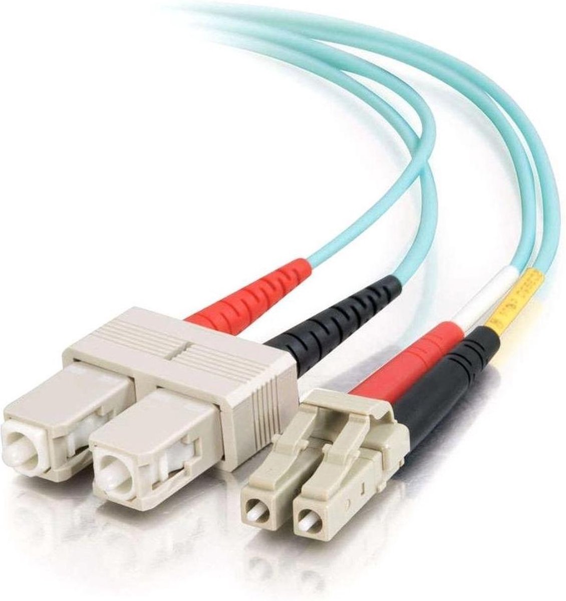 C2G 85534 Glasvezel kabel 5 m OFNR LC SC Turkoois