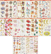 10x 3DA4 Knipvellen - Voor elk wat wils - Maak prachtige kaarten of fotoalbum