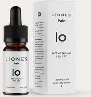 CBD Olie 15 Procent (15% / 1.500 mg CBD) - 10ml - Pain Collectie - LIONES