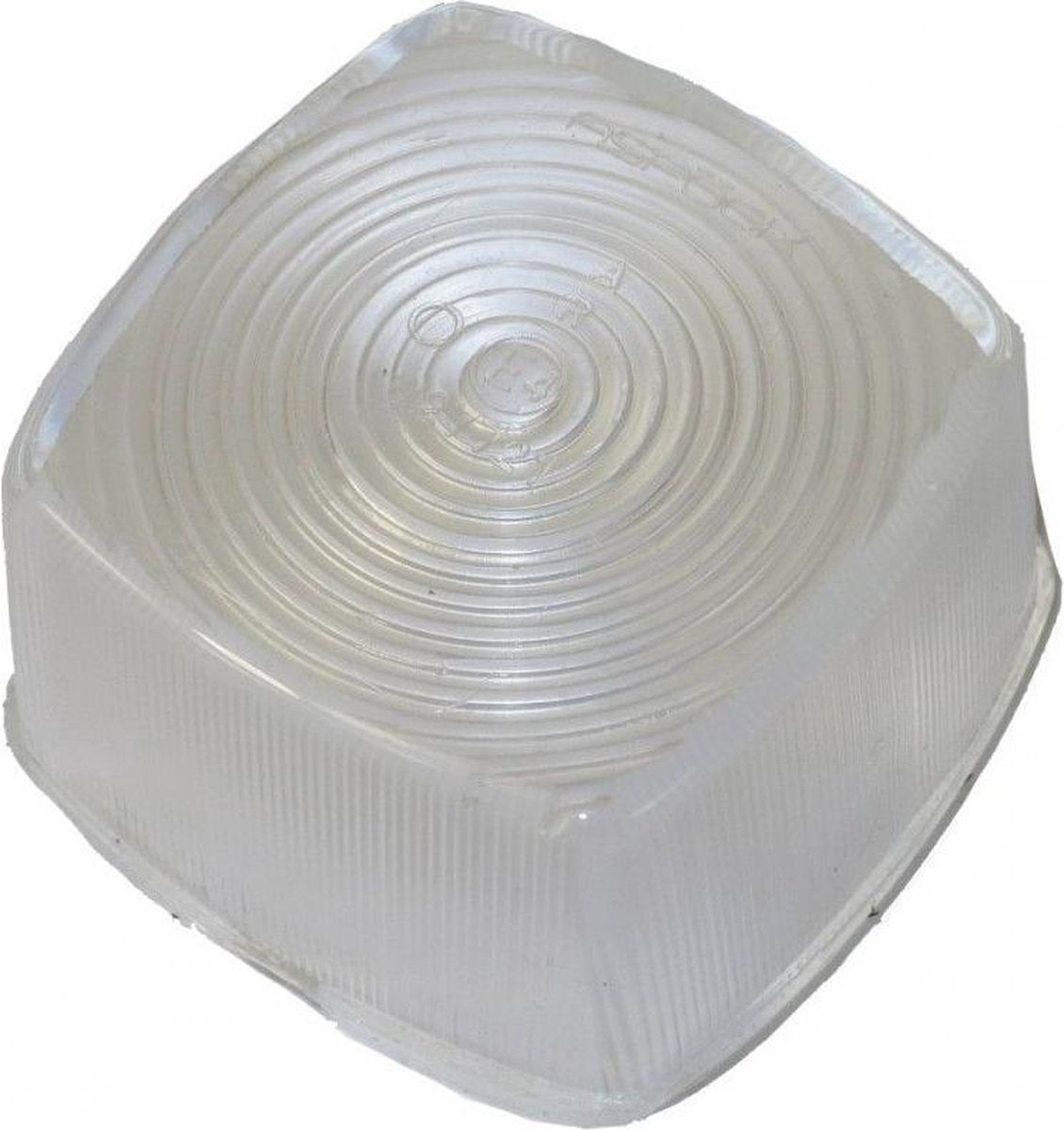 Aspock Squarepoint - wit - los glas/glaasje