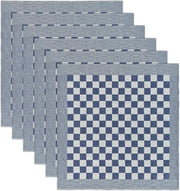 DDDDD Barbeque - Theedoek - 60x65 cm - Set van 6 - Blue