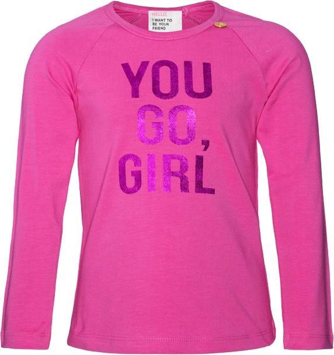 Mim-pi Meisjes T-shirt - Roze - Maat 104