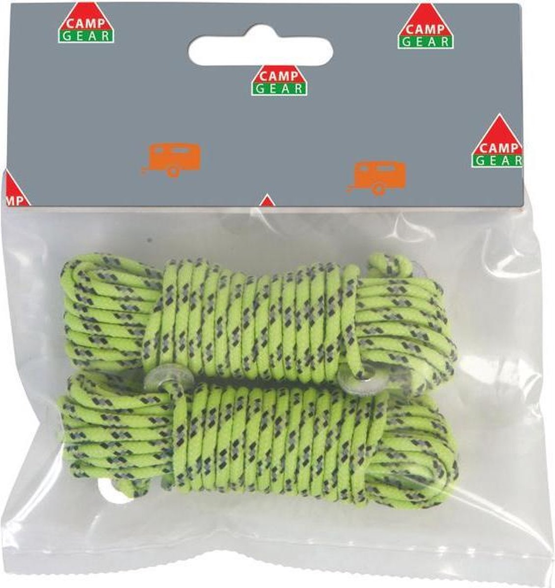 Camp-Gear - Scheerlijn + Spanners - Ø 3 mm - 2x 3
