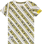 Quapi T-shirt Adam empire yellow stripe - maat 146/152