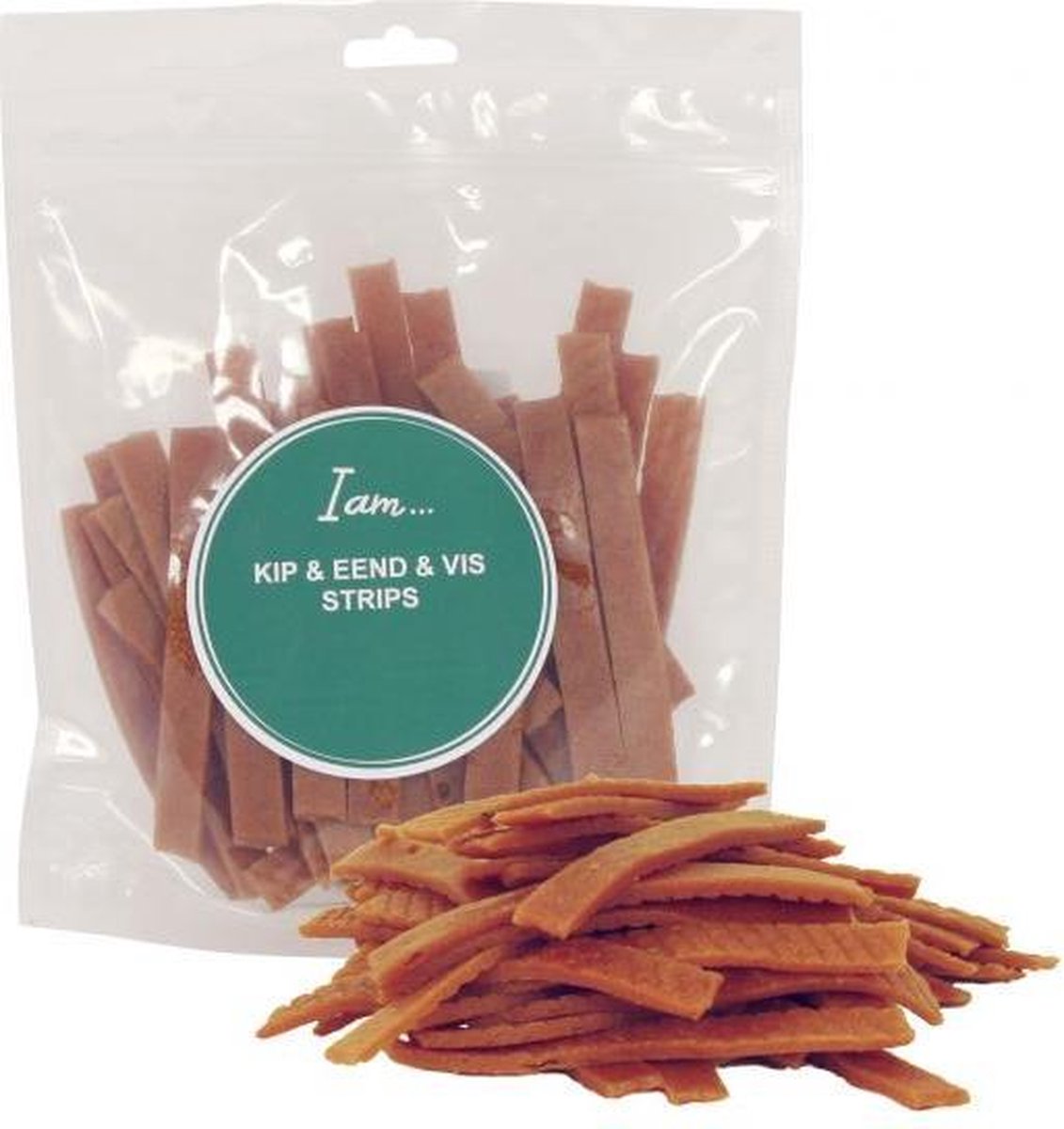 I am kip / eend / vis strips 400 gr