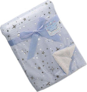 Soft Touch Babydeken Sterren 75 X 100 Cm Blauw