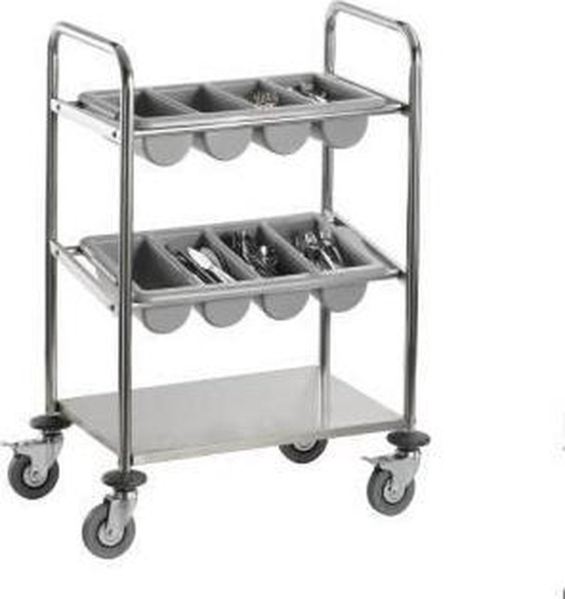 Saro RVS Bestekwagen| 63(b) x 40(d) x 98(h) cm