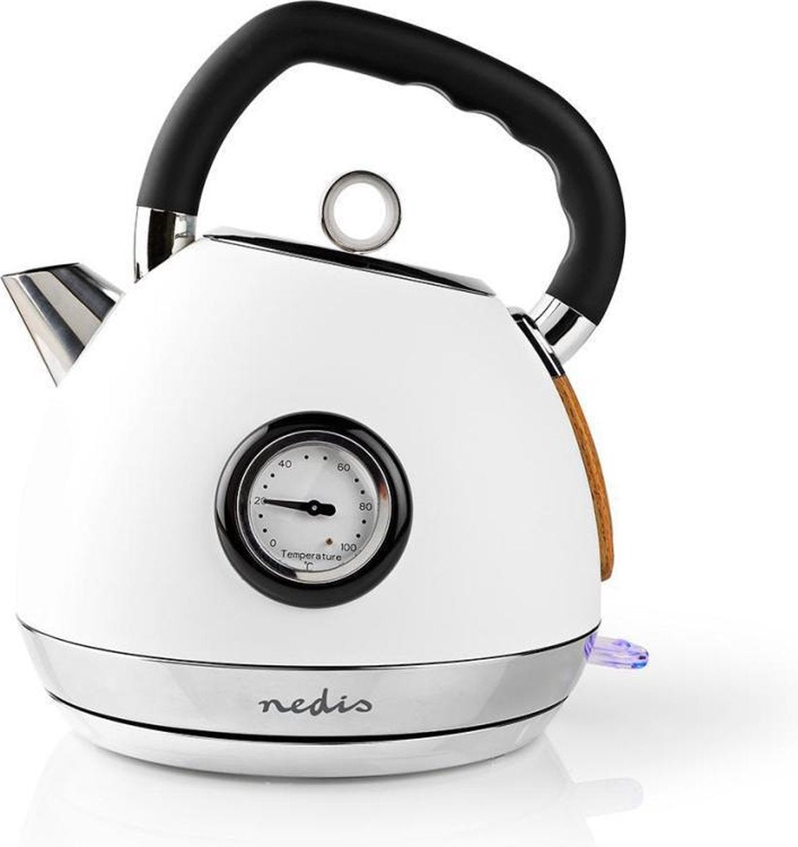 Waterkoker | 1.8 l | Soft-Touch | Wit | Temperatuurindicator | 360 graden draaibaar | Verborgen verwarmingselement | Strix®-controller | Droogkookbeveiliging