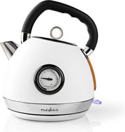 Waterkoker | 1.8 l | Soft-Touch | Wit | Temperatuurindicator | 360 graden draaibaar | Verborgen verwarmingselement | Strix®-controller | Droogkookbeveiliging