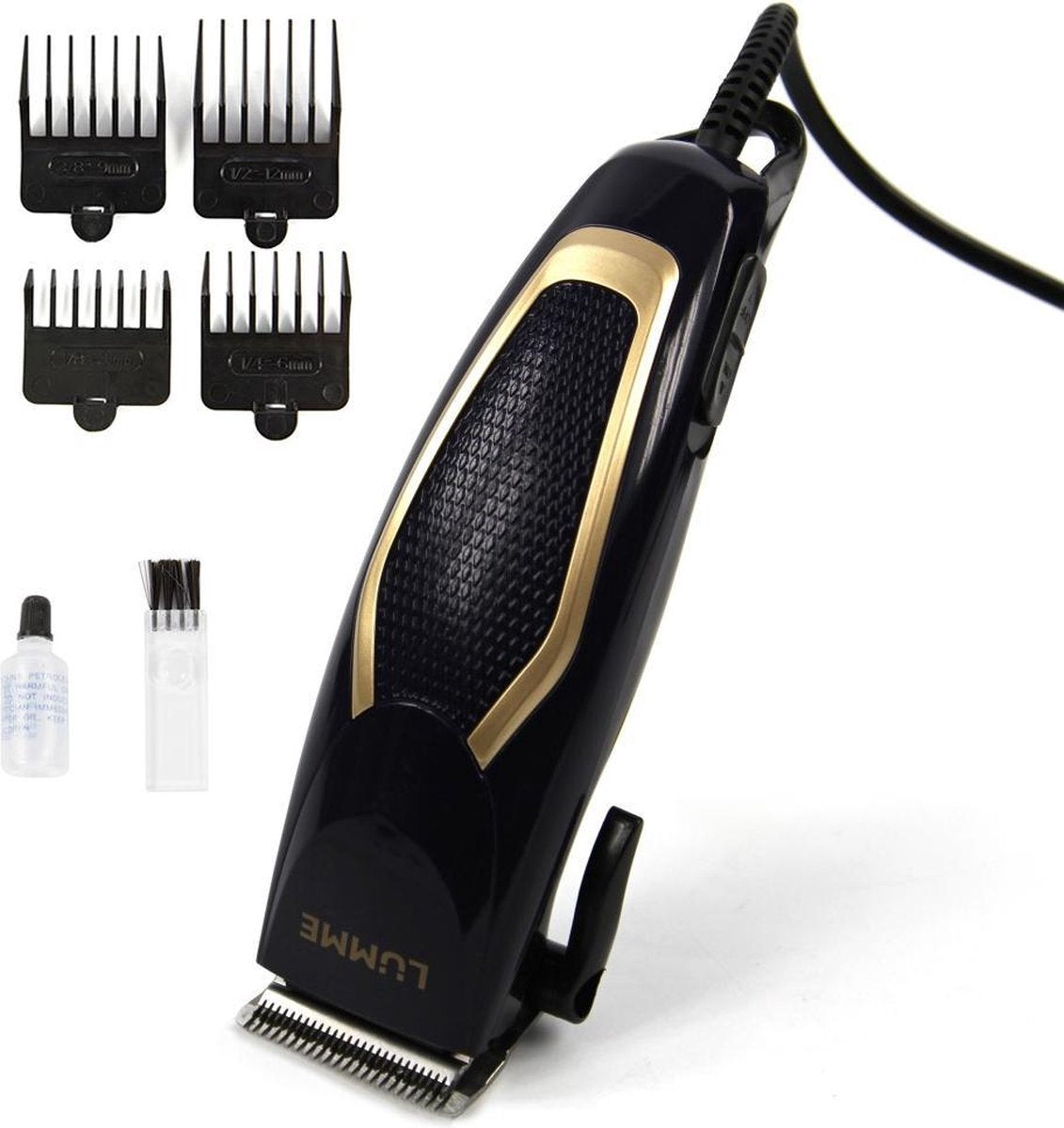 LUMME LU-2513 Tondeuse|12W|4 opzetstukken|blue sapphire