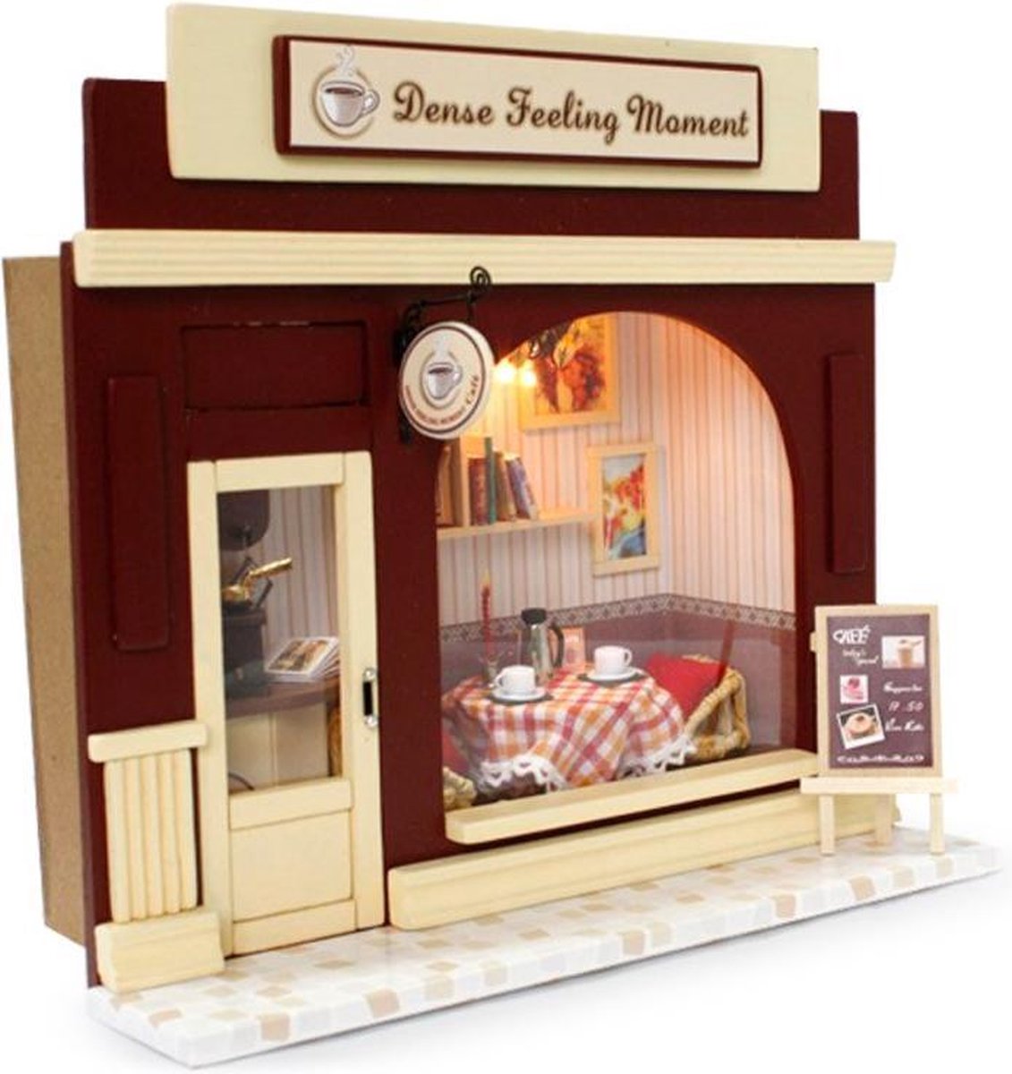 Miniatuur Cafee tje - DIY Doll house