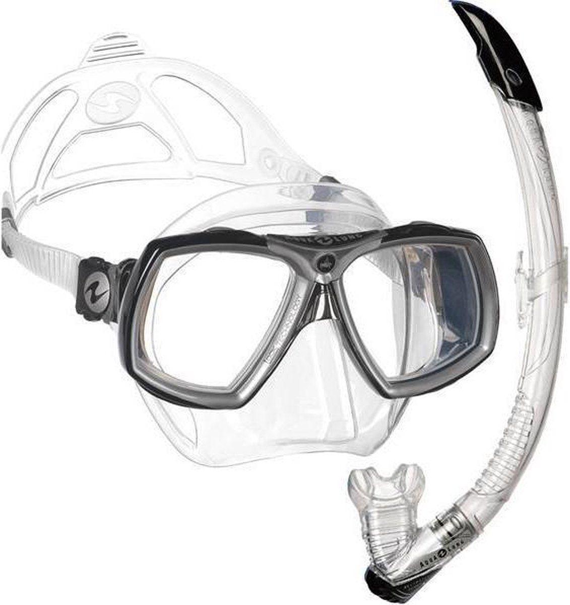 Aqualung Look 2 Snorkelset Zwart