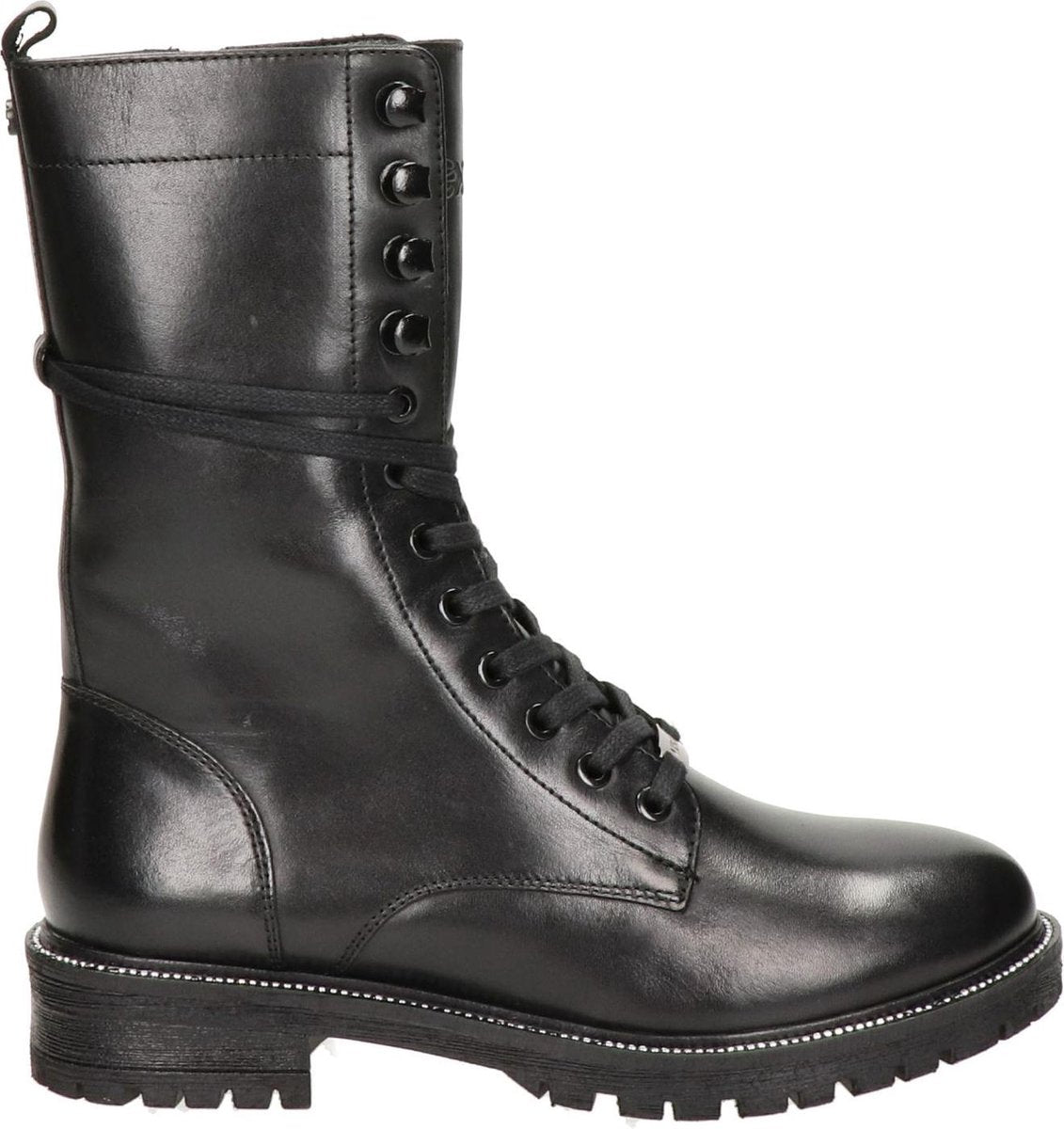 Mexx Dena dames veterboot - Zwart - Maat 39