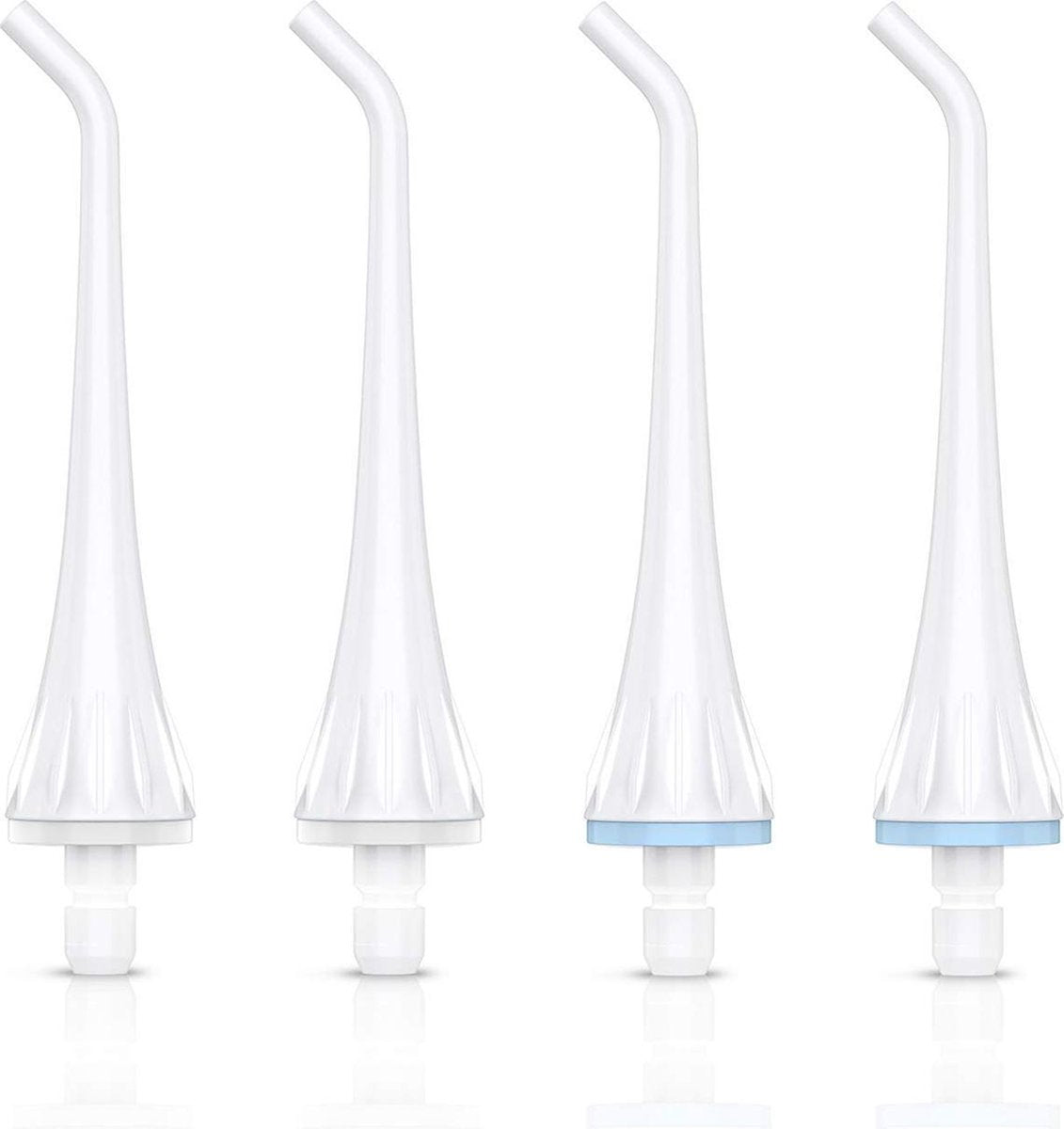 Bintoi® F500 - Waterflosser Opzetstukjes - Jet Tips - Vervangingsset voor Flosapparaat - 4 Stuks - Wit