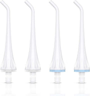 Bintoi® F500 - Waterflosser Opzetstukjes - Jet Tips - Vervangingsset voor Flosapparaat - 4 Stuks - Wit