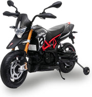 Aprilia Elektrische kindermotor - Accu Motor - Dorsoduro 900 - EVA band - 12V Accu - kunstleren stoel